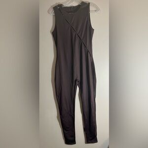 NEW Women’s Brown Bodysuit with Across the Chest Slits
